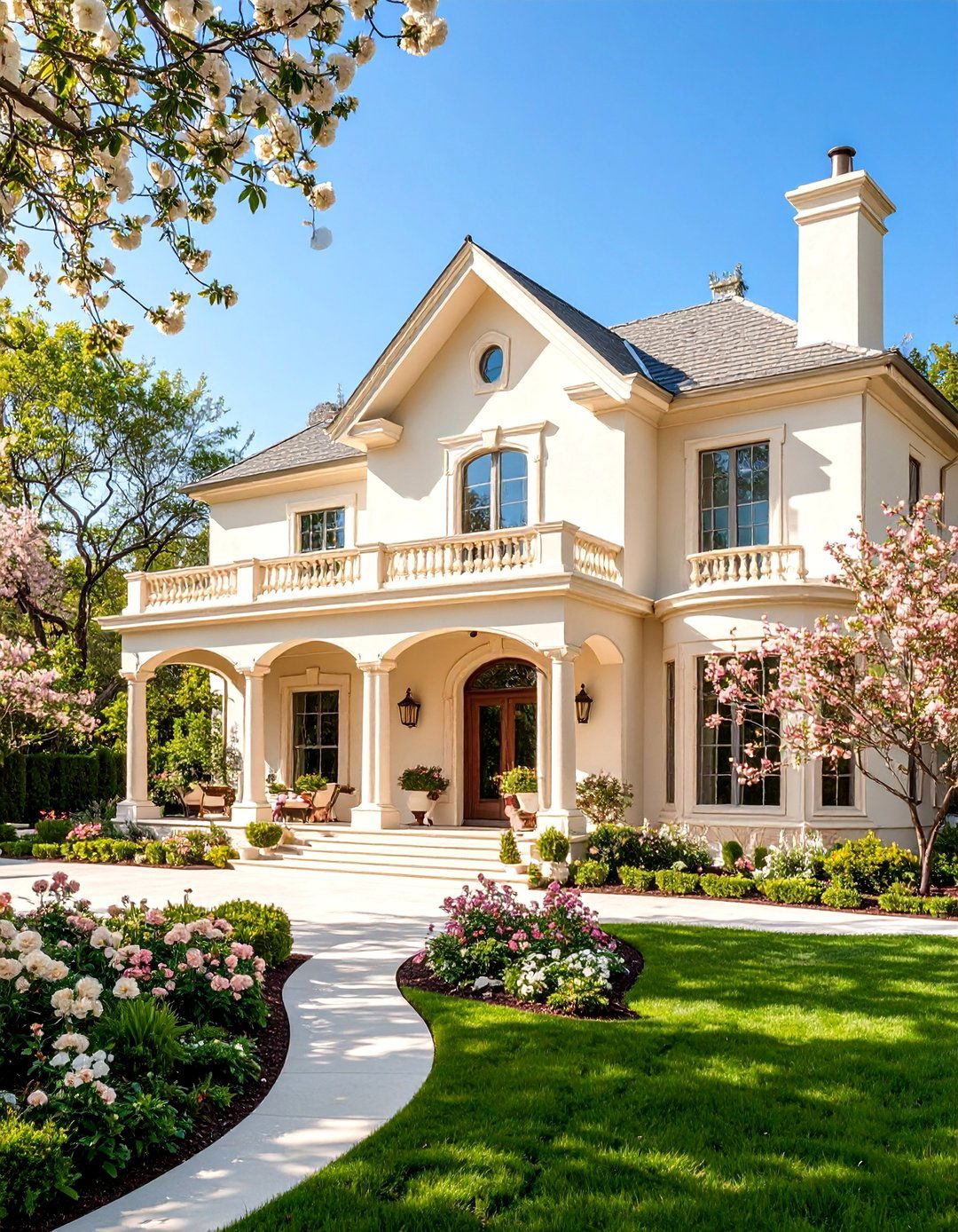 Soft Ivory Gentle Elegance - 25 Stucco Colors for Home Exteriors