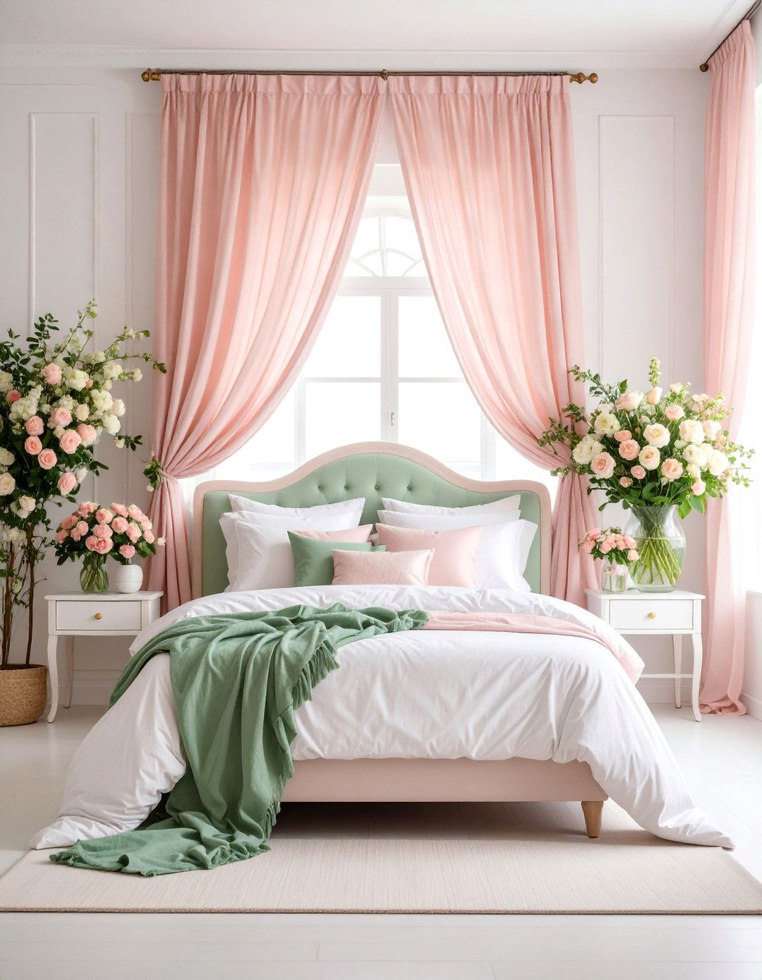 Soft Pastel Neutral Bedroom with Gentle Color Hints - 25 Neutral Bedroom Ideas