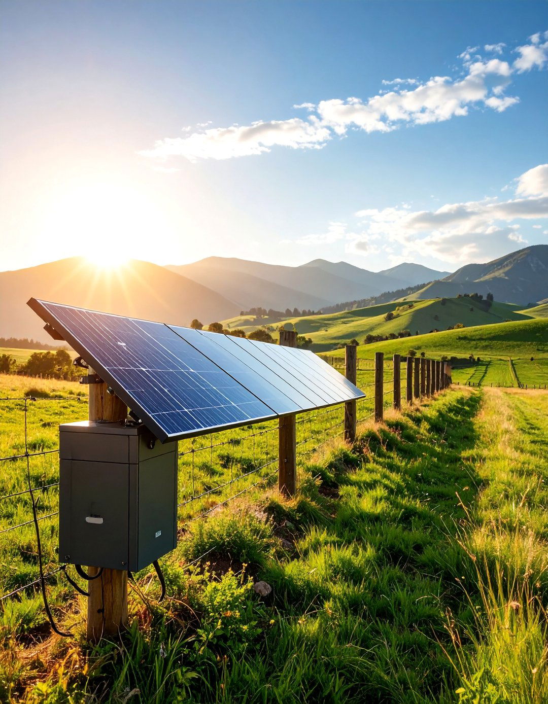Solar Electric Farm Fence for Remote Areas - 25 Farm Fence Ideas