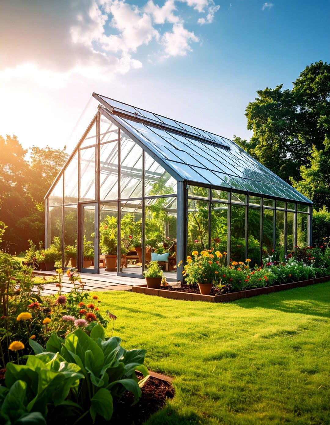 Solar Greenhouse with Passive Energy Design - 25 Greenhouse Ideas
