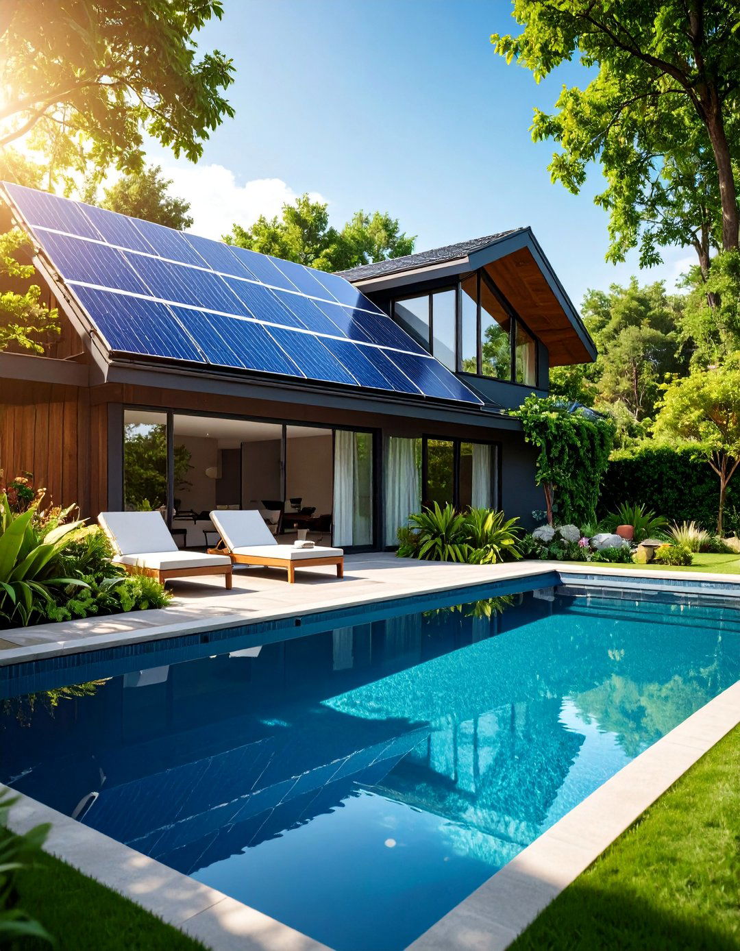 Solar Heated Eco Friendly Pool - 25 Swimming Pool Ideas