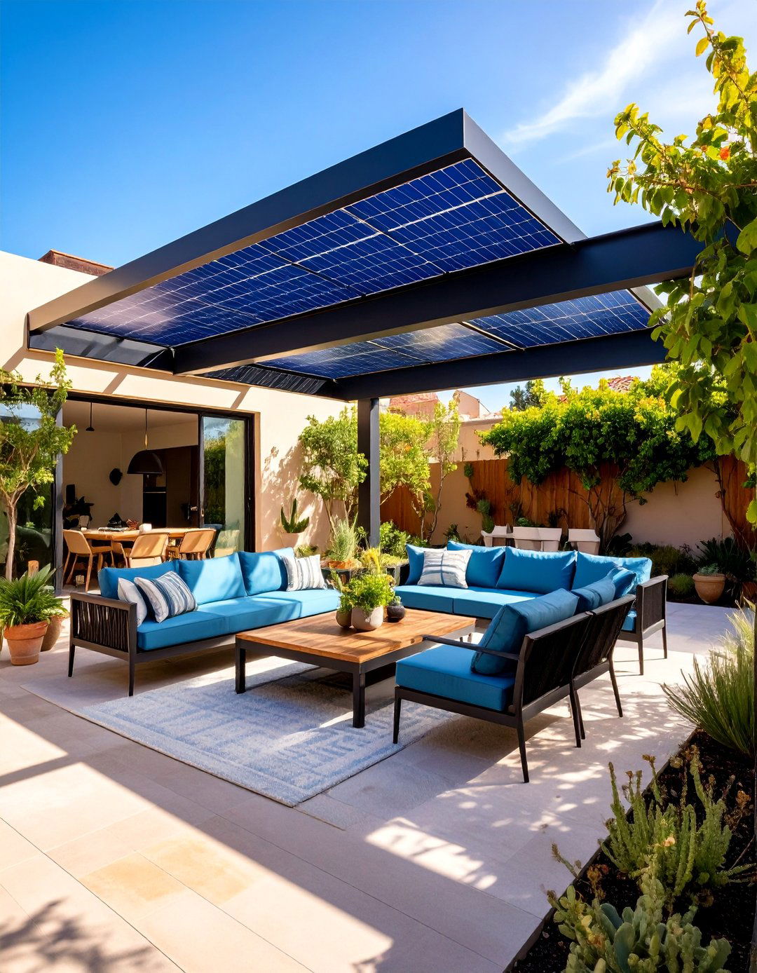 Solar Panel Pergola Roof - 25 Pergola Roof Ideas