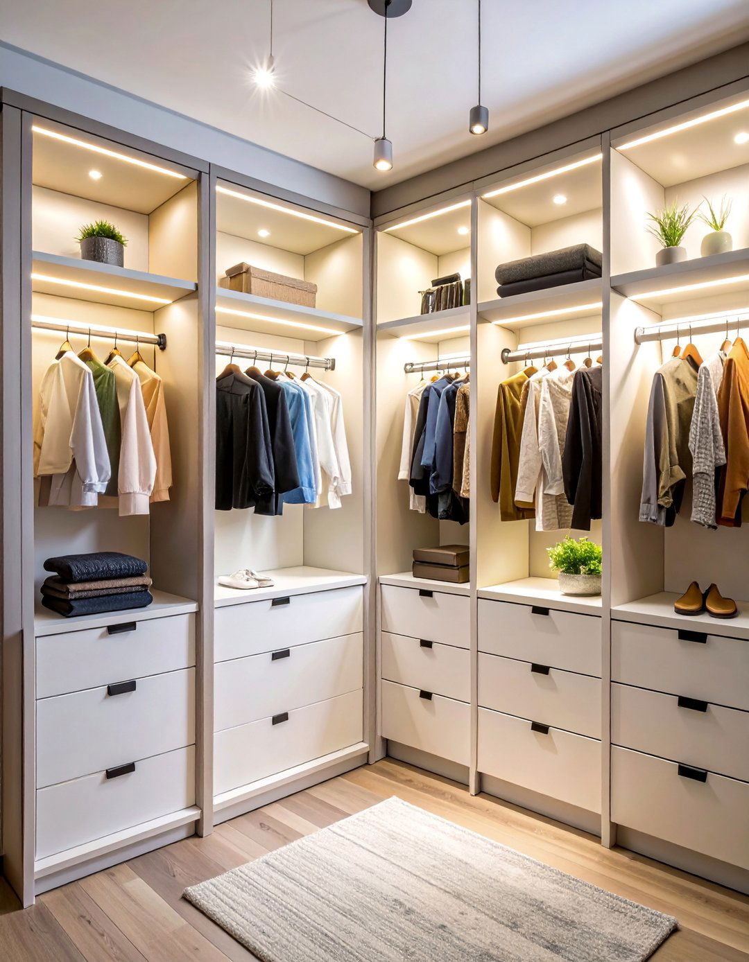 Solar Powered Wireless Closet Lights - 25 Closet Lighting Ideas