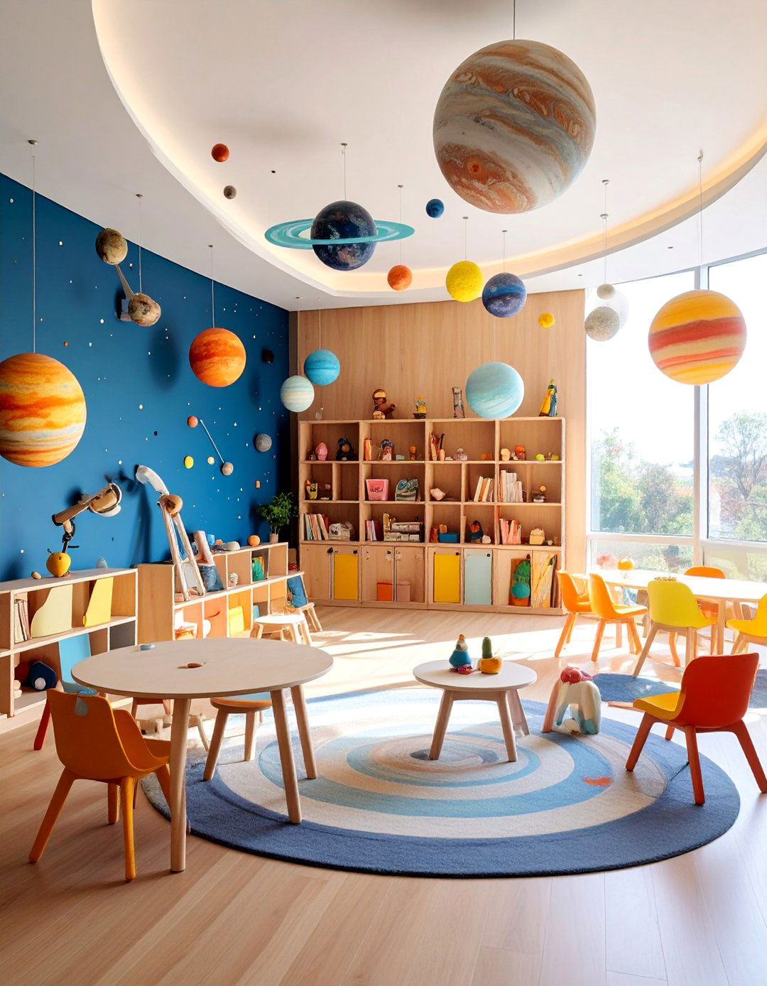 Solar System Educational Nursery - 25 Space-themed Nursery Ideas