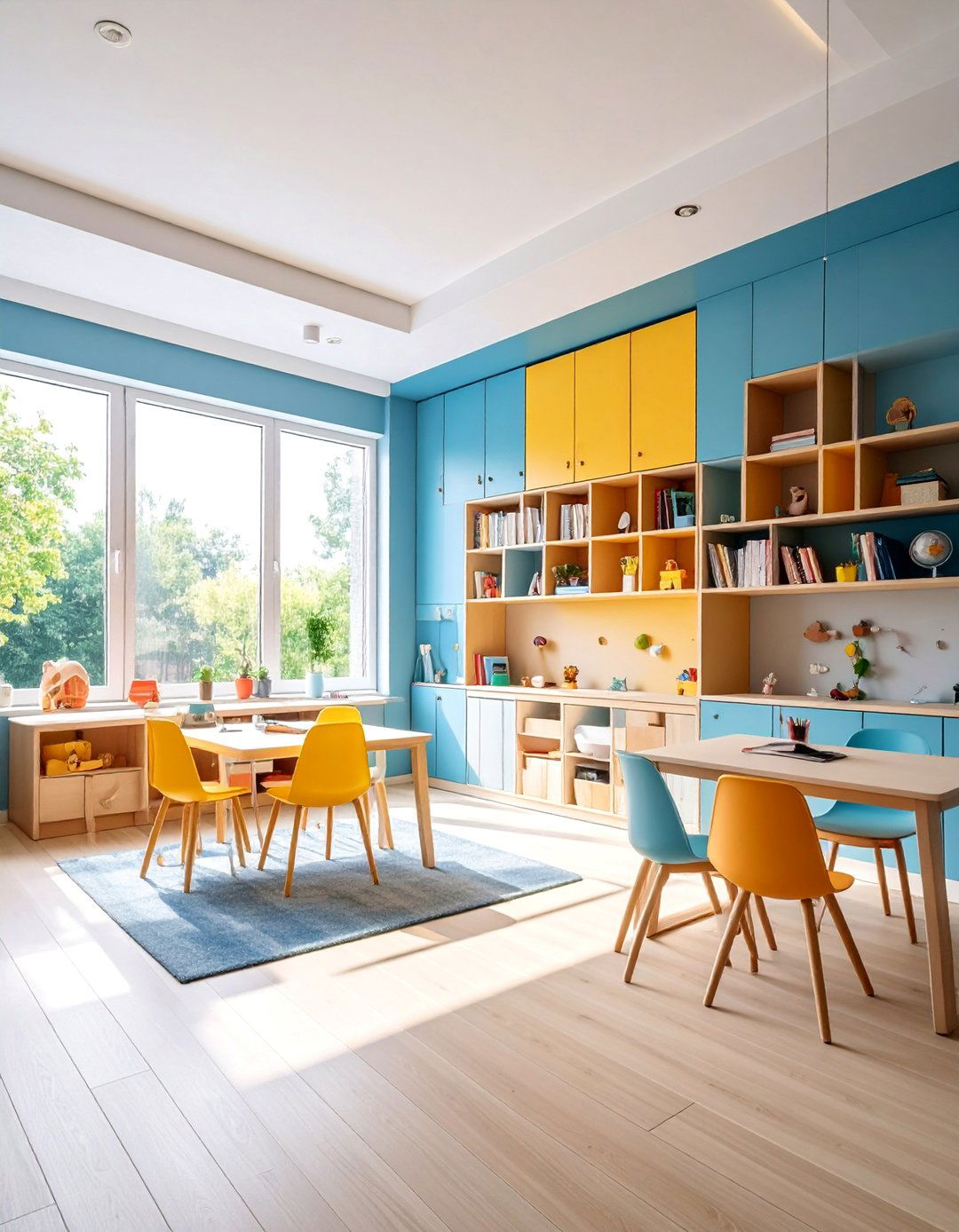 Sophisticated Childrens Study Room - 25 Transitional Interior Design Ideas