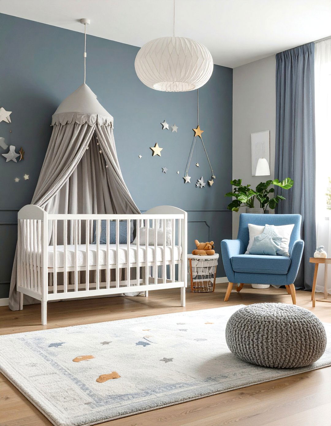 Sophisticated Grey Nursery with Adult Aesthetic - 25 Grey Nursery Ideas