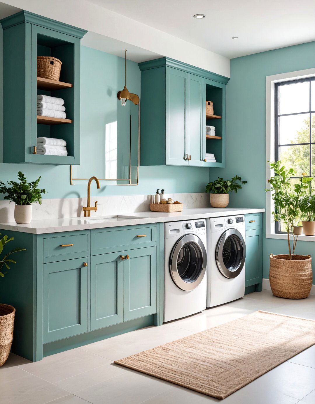 Sophisticated Laundry Room Design - 25 Transitional Interior Design Ideas