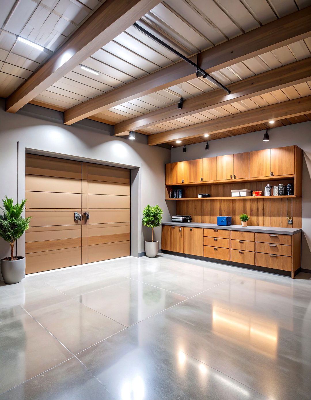 Sophisticated Taupe Neutral Palette - 25 Garage Wall Paint Ideas