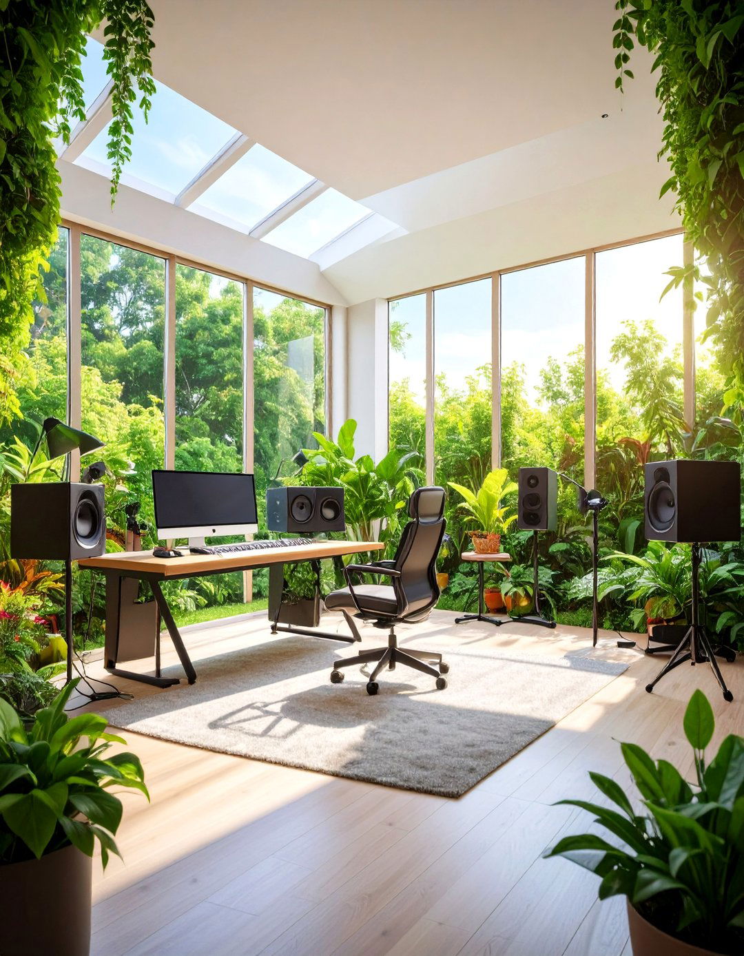 Soundproof Music Studio Office - 25 Garden Office Ideas
