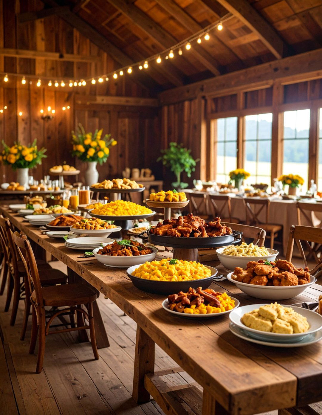 Southern Comfort Food Station - 25 Wedding Food Ideas