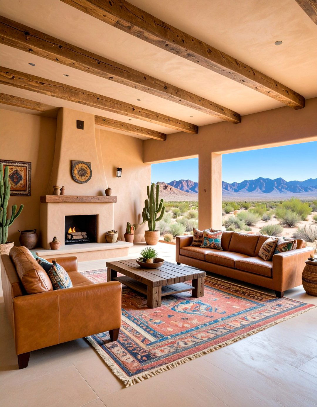 Southwest Adobe Cigar Retreat with Desert Inspired Design - 25 Cigar Room Ideas