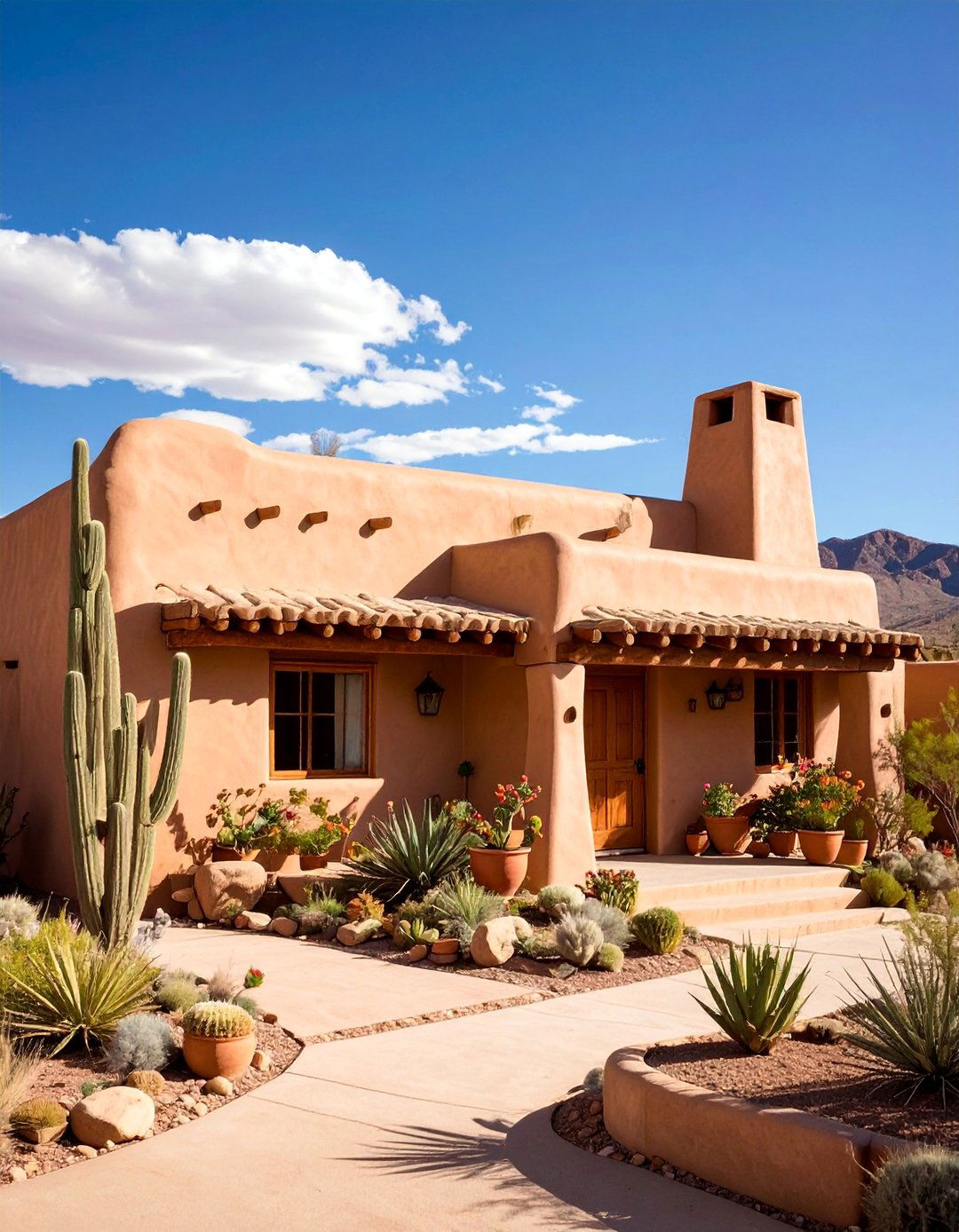 Southwest Adobe with Pueblo Influence - 25 Aesthetic House Exterior Ideas
