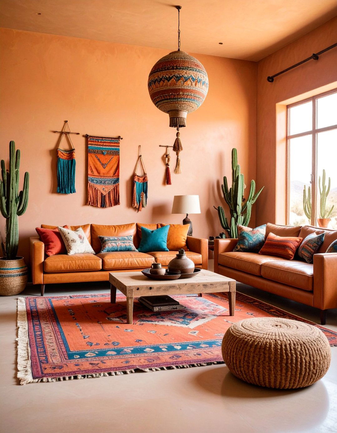 Southwest Desert Living Room with Adobe Inspiration - 25 Gypsy Bohemian Living Room Ideas