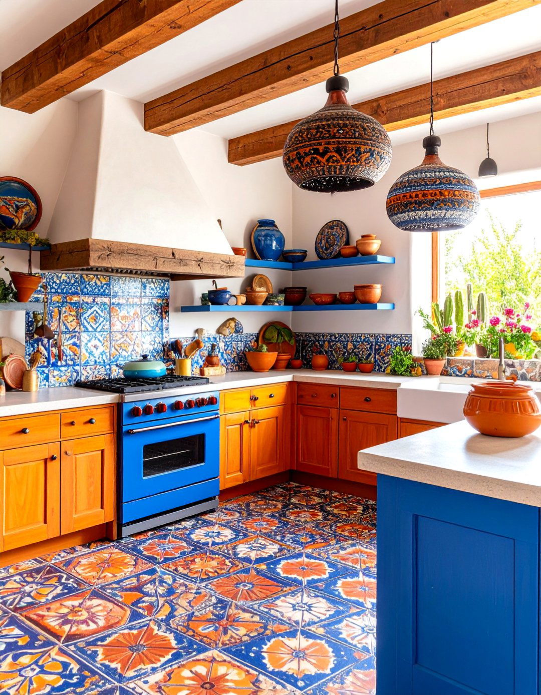 Southwestern Adobe Style Kitchenette - 25 Kitchenette Ideas
