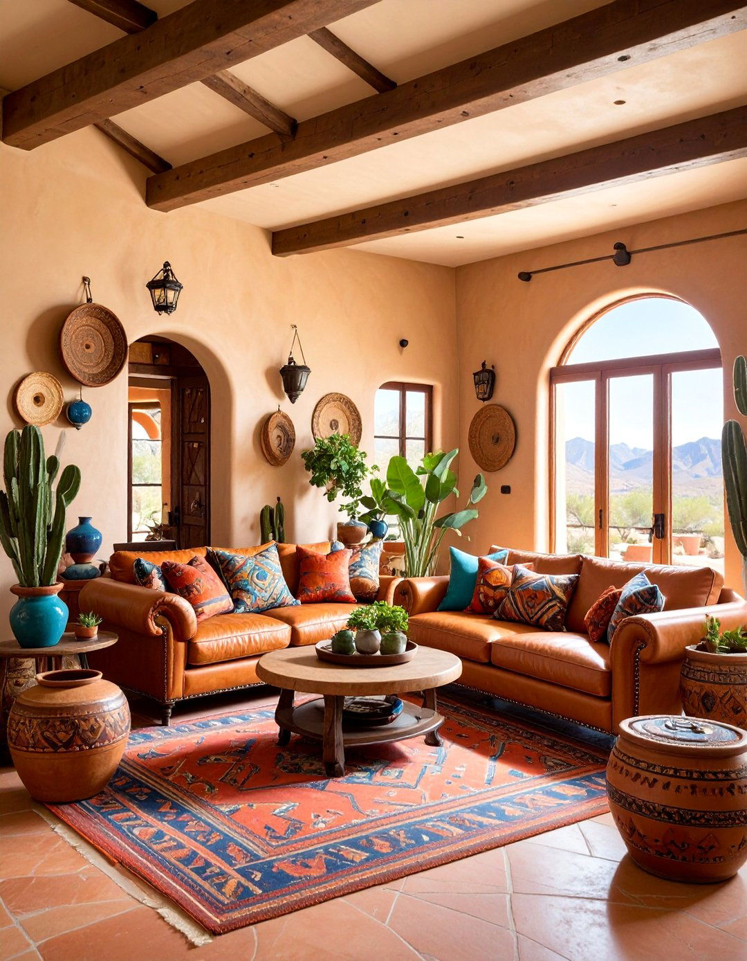 Southwestern Adobe Trophy Hacienda - 25 Hunting Trophy Room Ideas