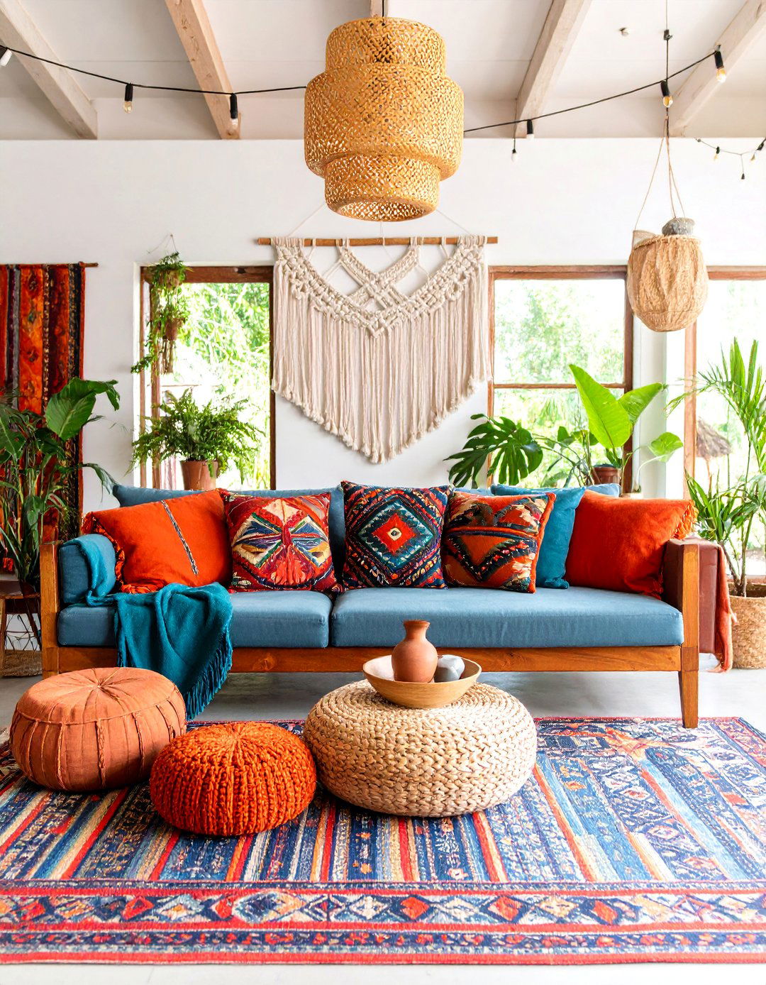 Southwestern Boho Living Room - 25 Western Living Room Ideas