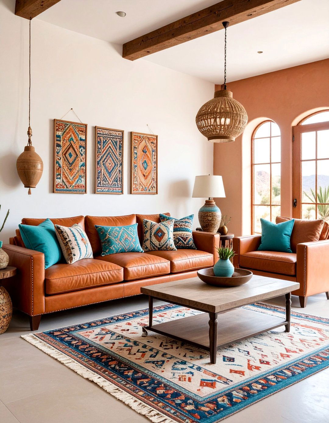 Southwestern Desert Living Room - 25 Cowboy Room Decor Ideas