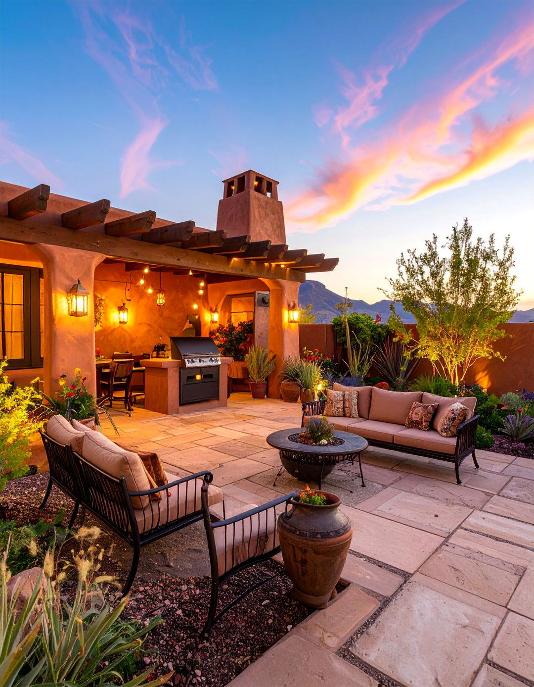 Southwestern Tin Ceiling Patio Cover - 25 Tin Ceiling