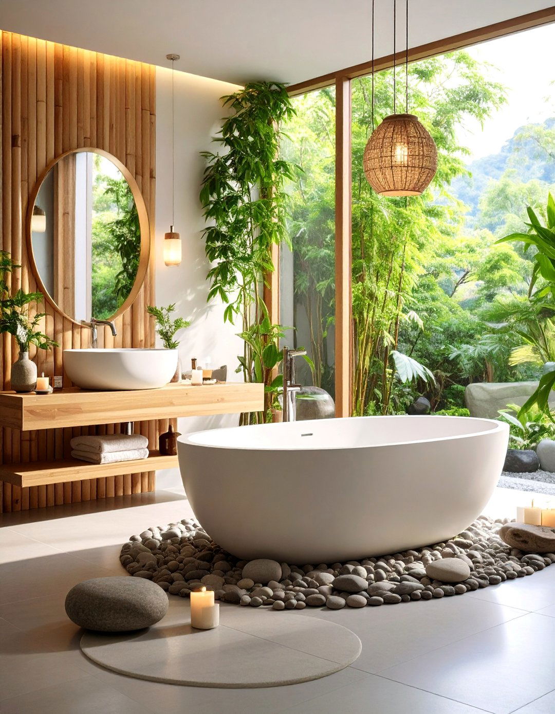 Spa Inspired Zen Retreat Design - 25 Small Master Bathroom Ideas