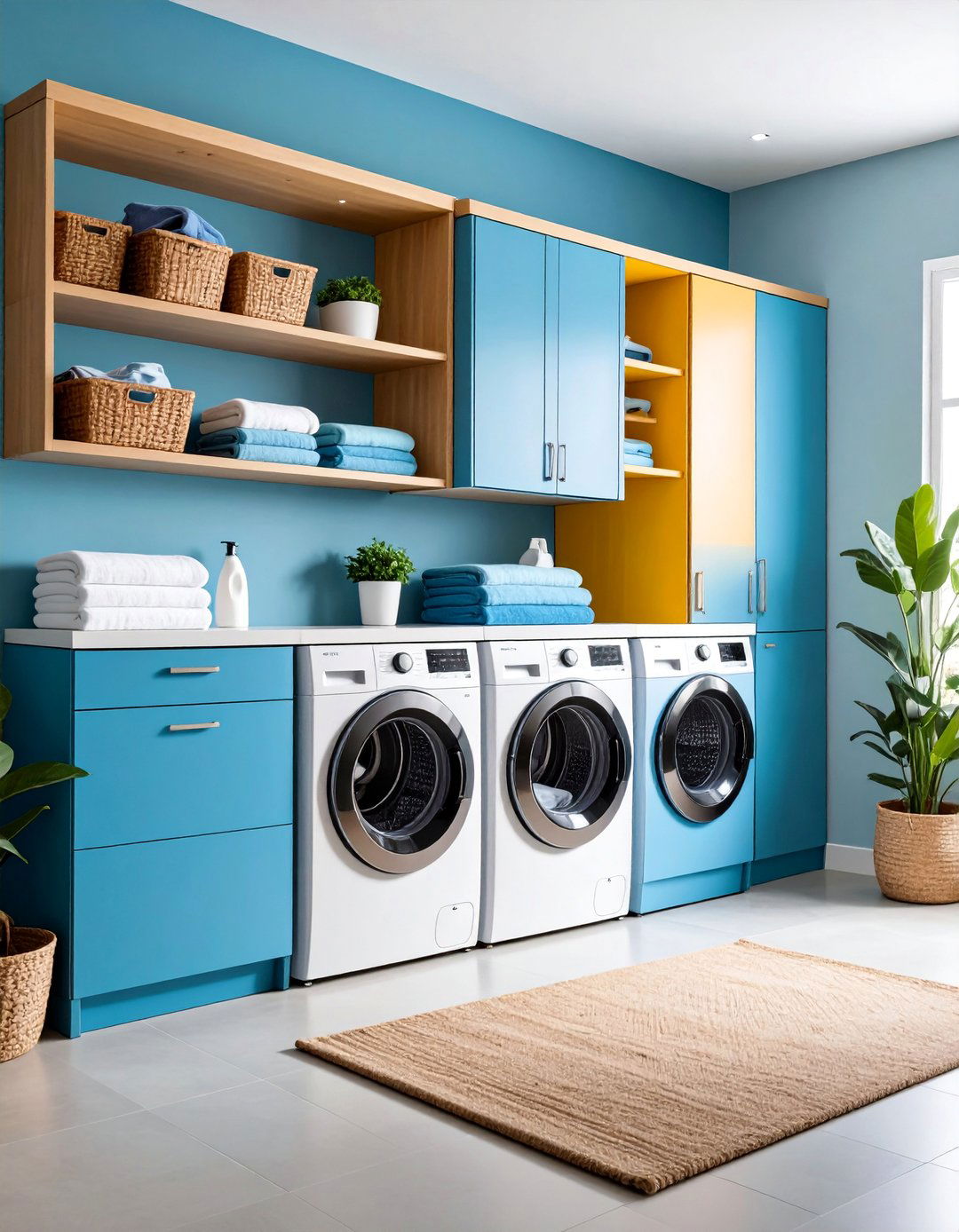 Space Saving Corner Cabinet Solutions - 25 Laundry Room Cabinet Ideas