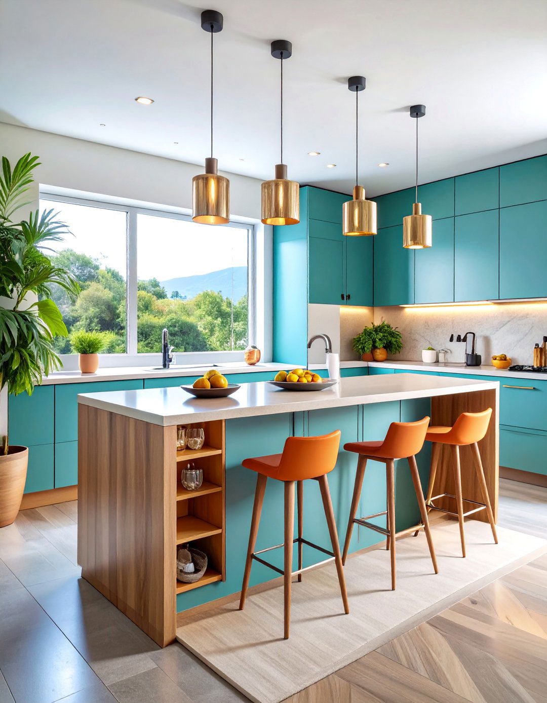Space Saving Kitchen Nook Mini Bar - 25 Mini Bar Ideas