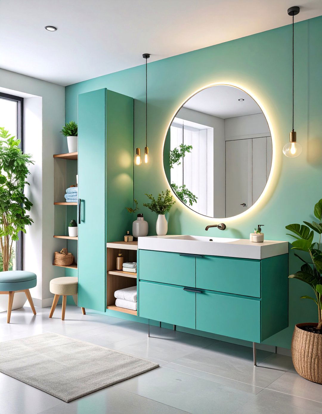 Space Saving Murphy Vanity for Tiny Homes - 25 Makeup Vanity Ideas