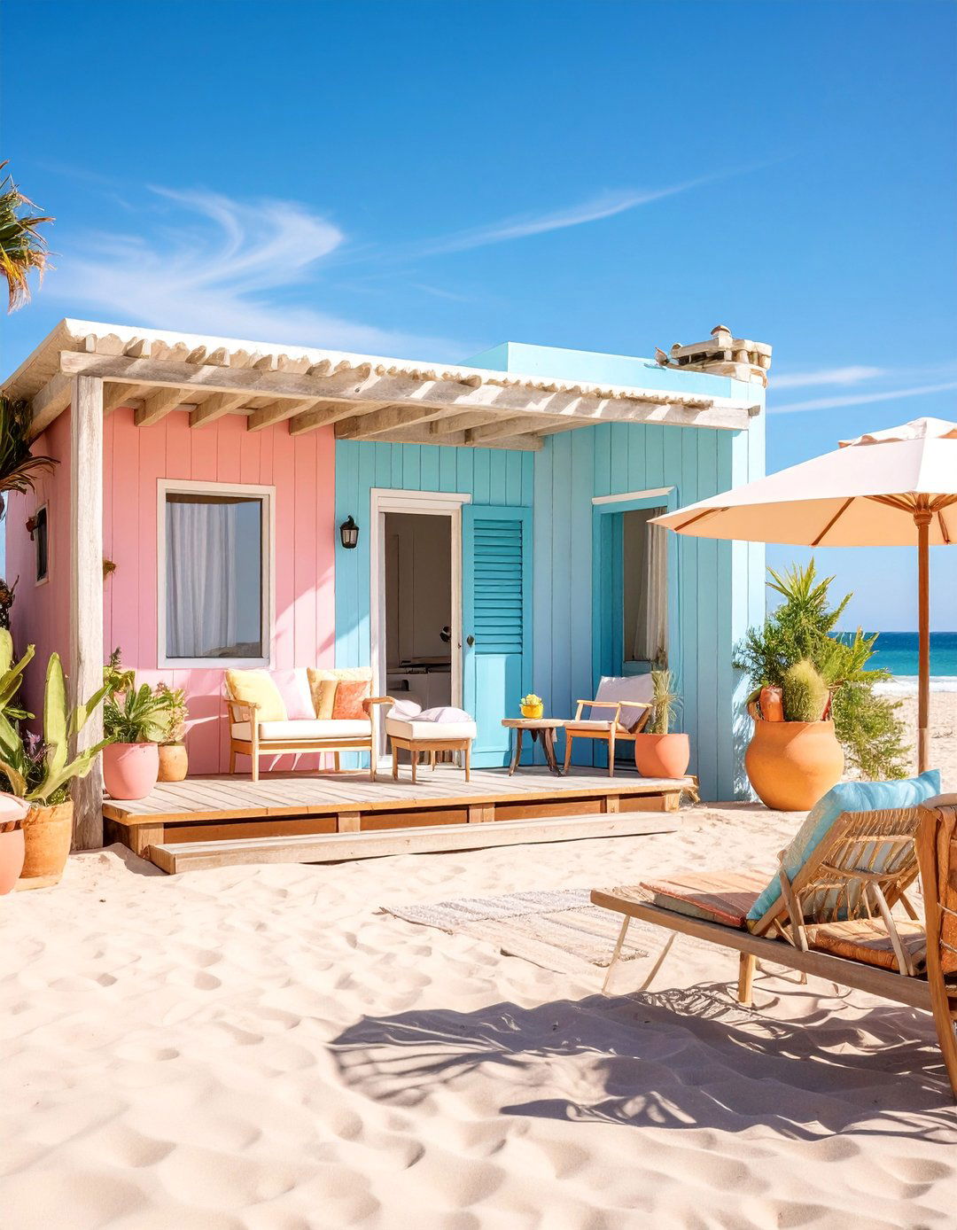 Spanish Beach House with Casual Materials - 25 spanish style home exterior ideas