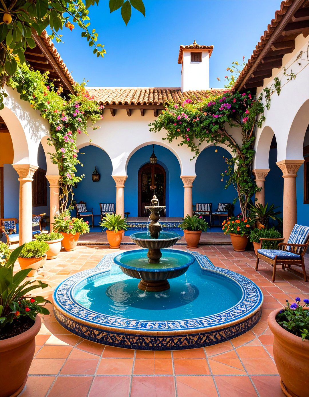 Spanish Bungalow with Courtyard Integration - 25 spanish bungalow exterior ideas