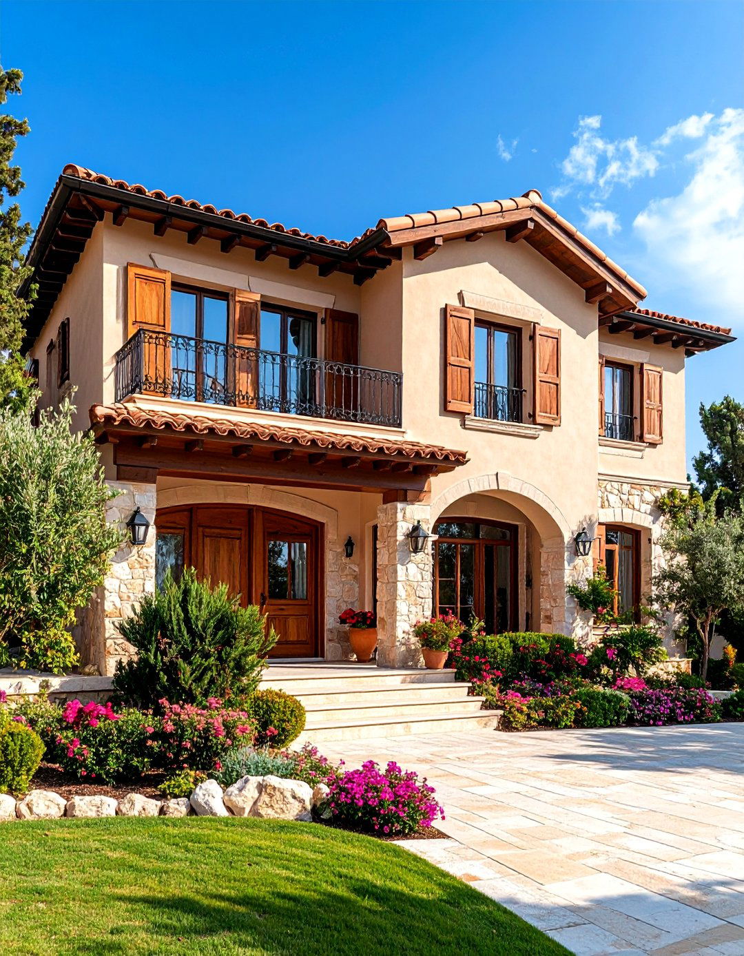 Spanish Bungalow with Mixed Material Exterior - 25 spanish bungalow exterior ideas