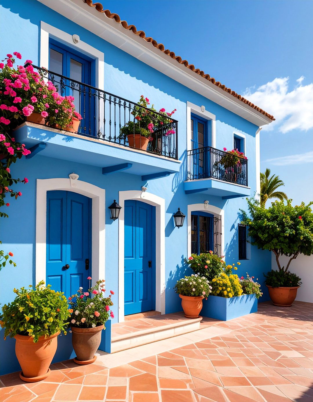 Spanish Bungalow with Second Story Balcony - 25 spanish bungalow exterior ideas