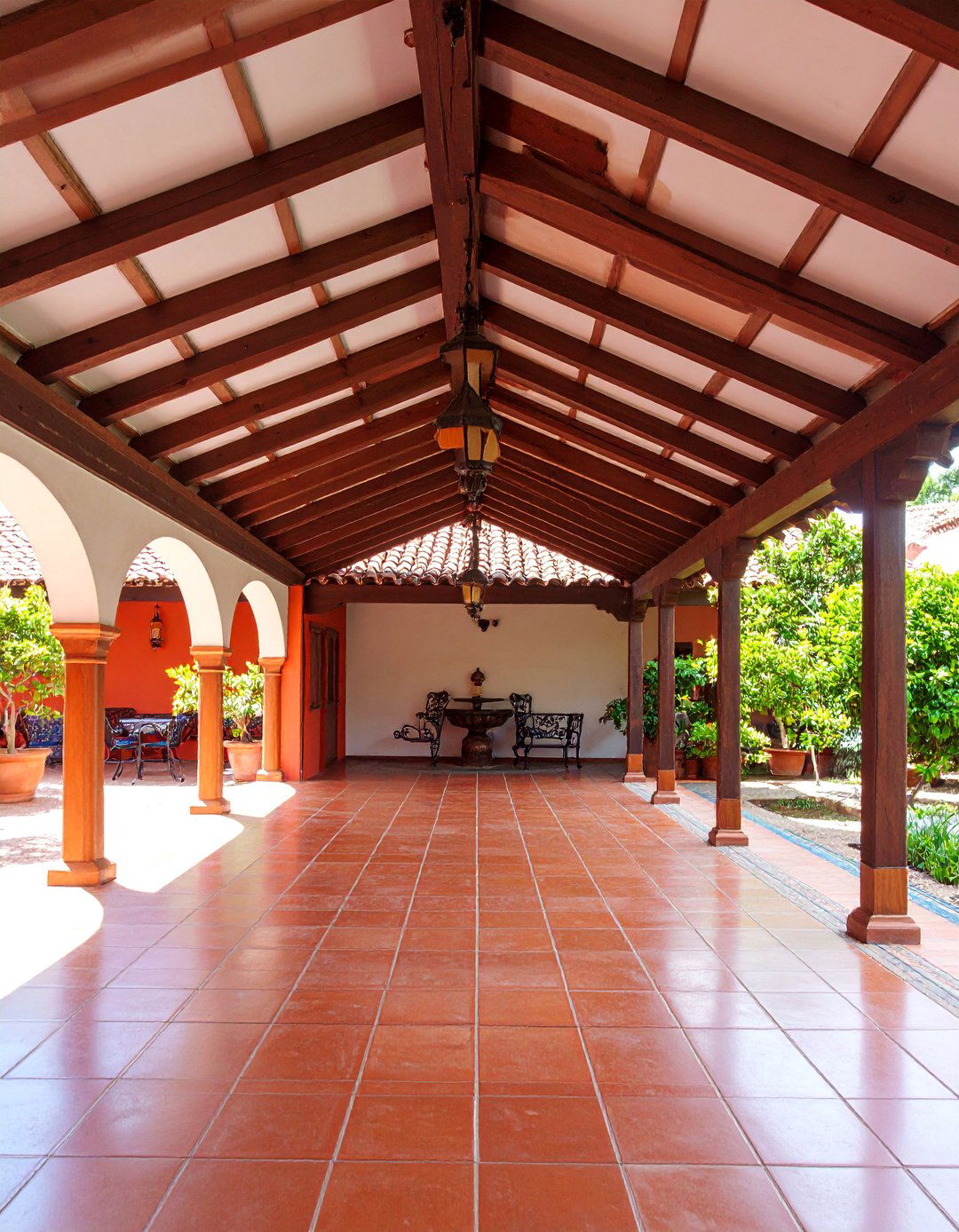 Spanish Colonial California Room with Arched Features - 25 California Room Design Ideas