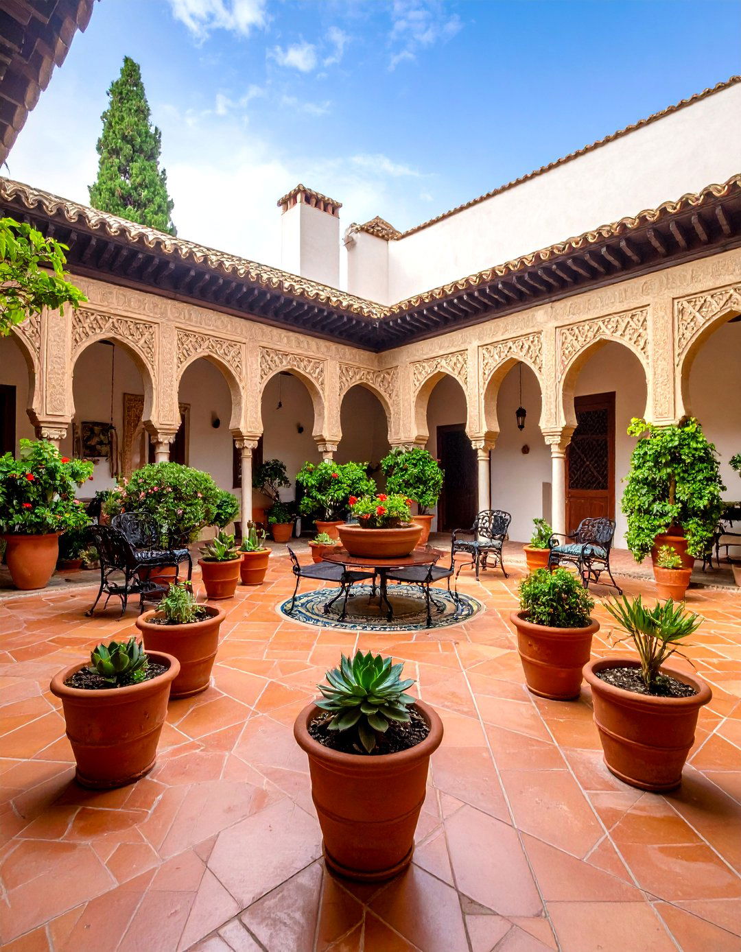 Spanish Colonial Courtyard - 25 Cowboy Room Decor Ideas