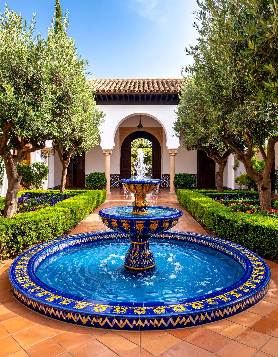 Spanish Colonial Revival Entrance - 25 Mediterranean Garden Ideas