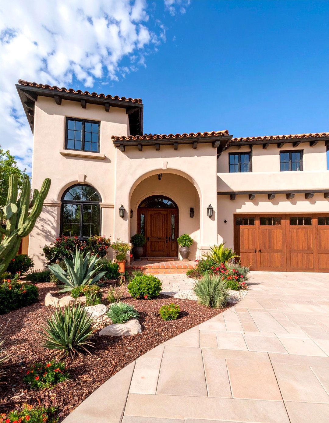 Spanish Colonial Revival Style - 25 Black and White House Exterior Ideas