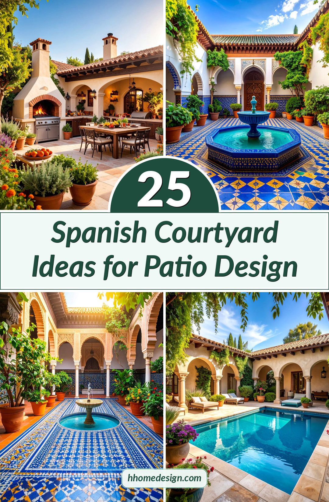 25 Spanish Courtyard Ideas for Patio Design