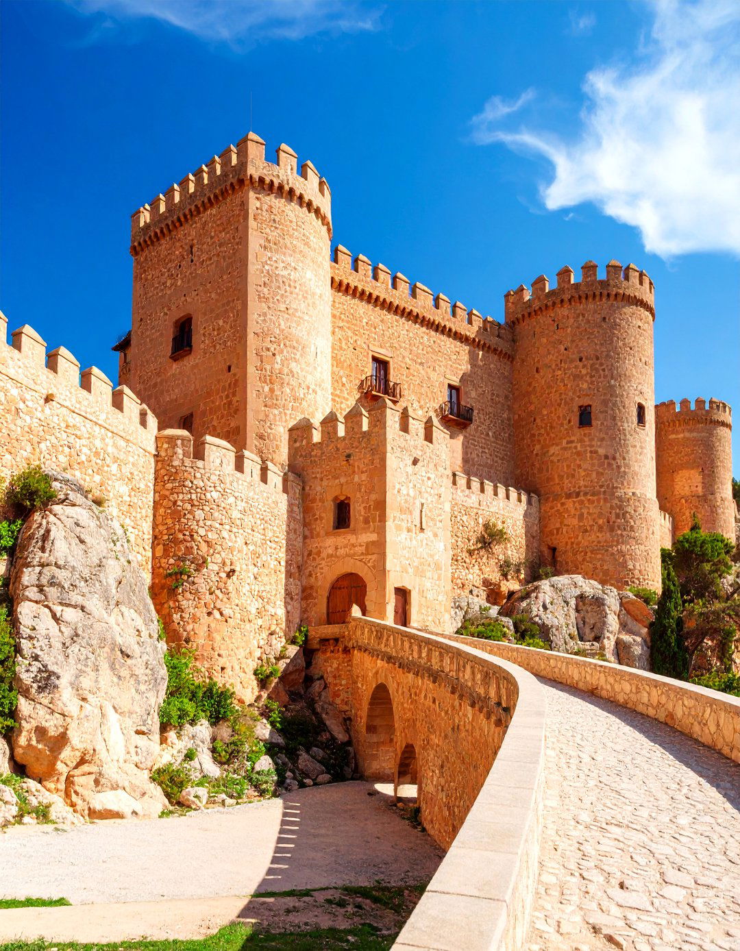 Spanish Fortress with Substantial Walls - 25 spanish style home exterior ideas