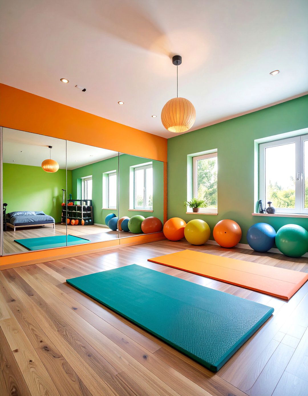 Spare Bedroom Fitness Studio - 25 Home Gym Ideas