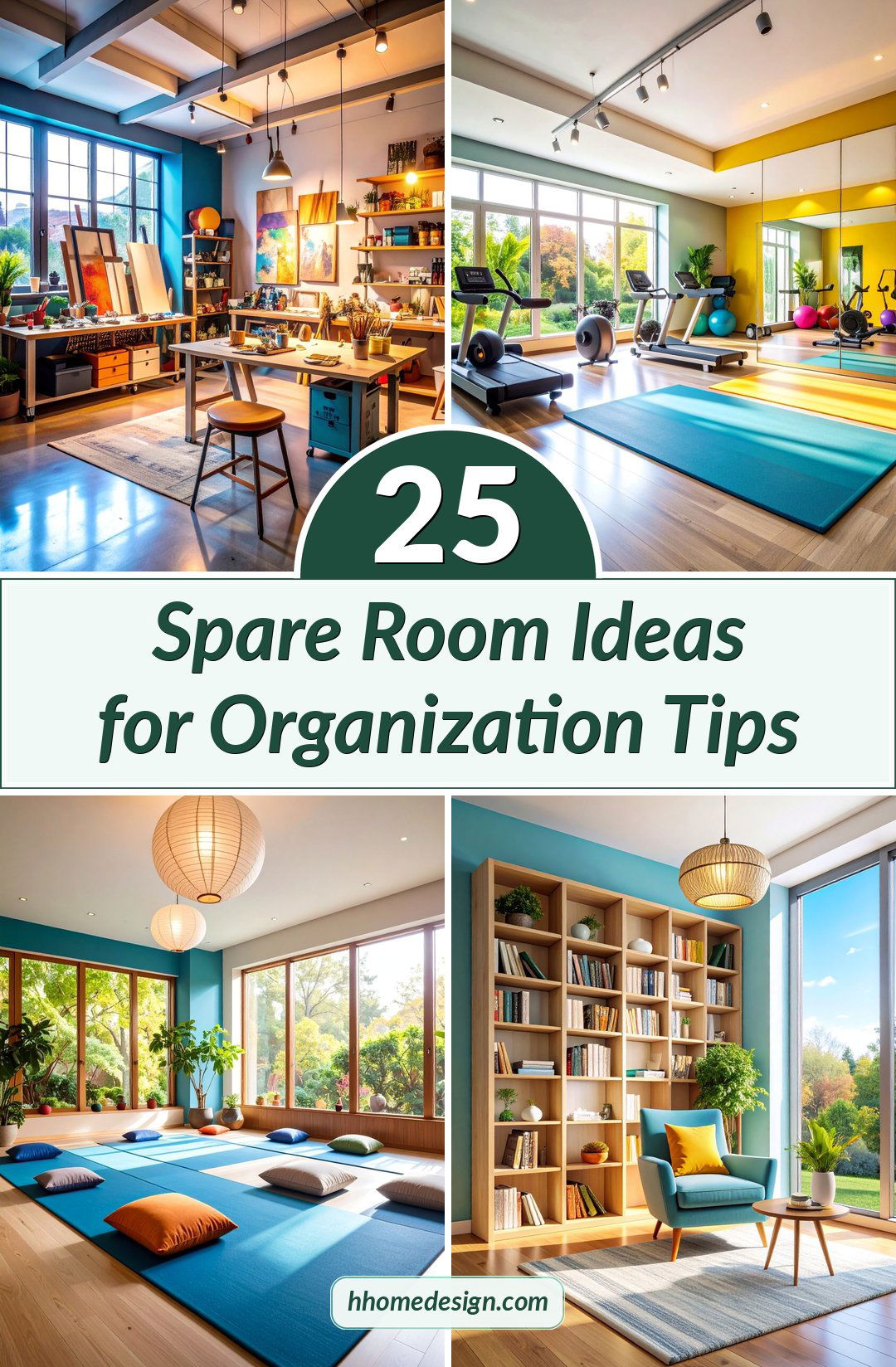 25 Spare Room Ideas for Organization Tips