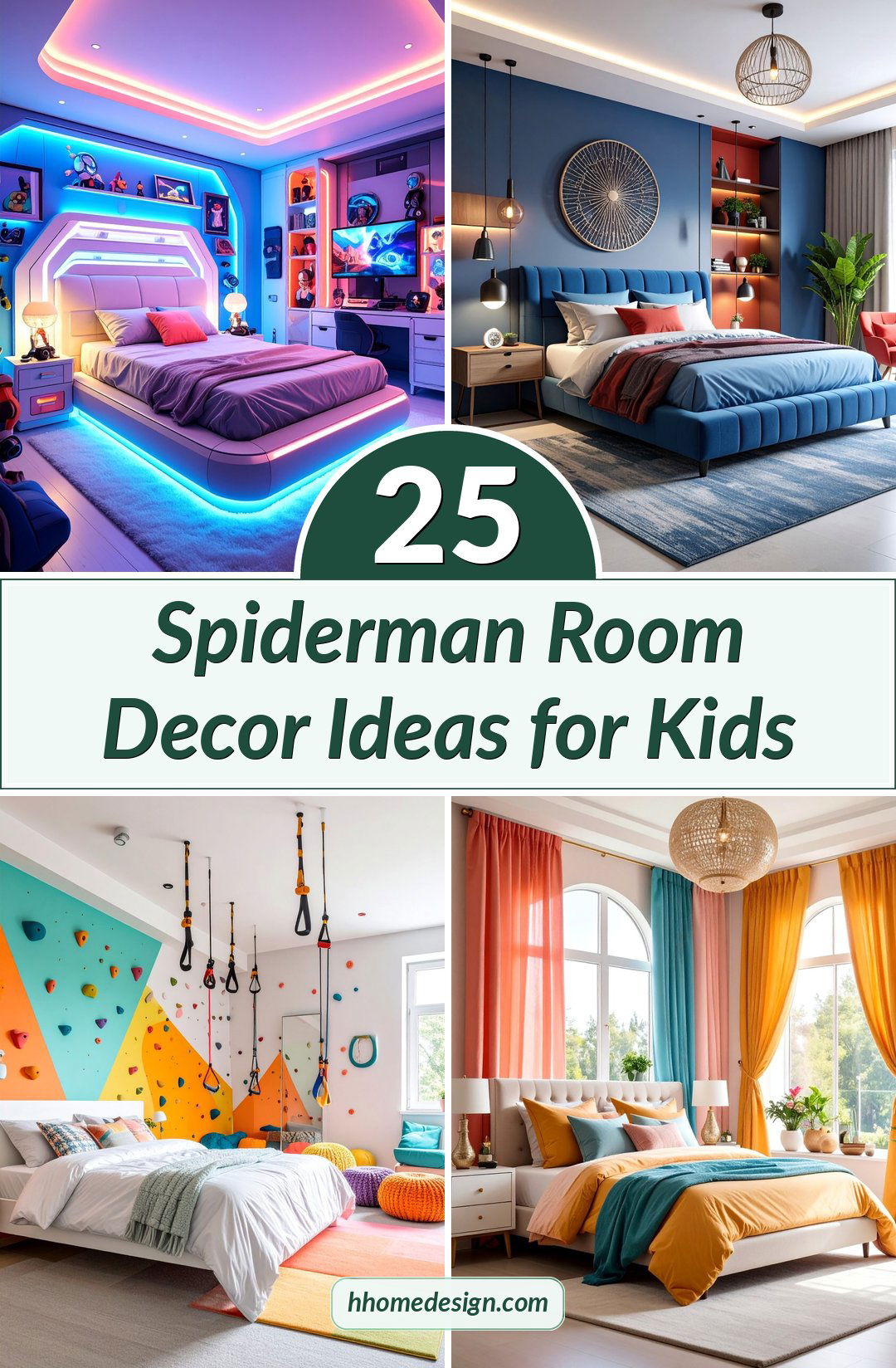 25 Spiderman Room Decor Ideas for Kids