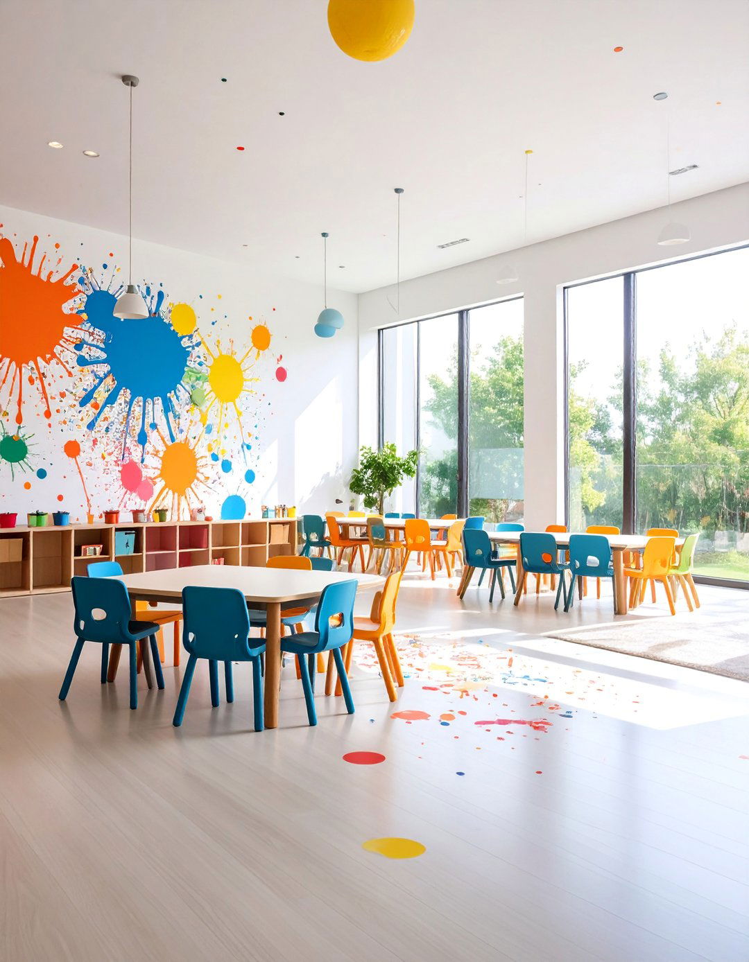 Splatter Paint Technique - 25 Wall Texture Ideas