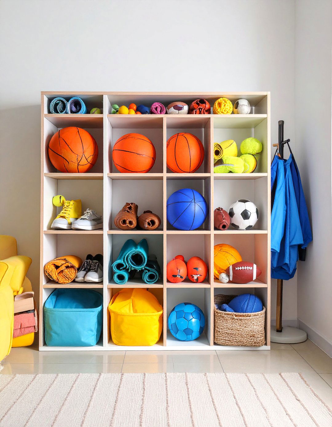 Sports Equipment Repurpose Center - 25 Lego Storage Ideas