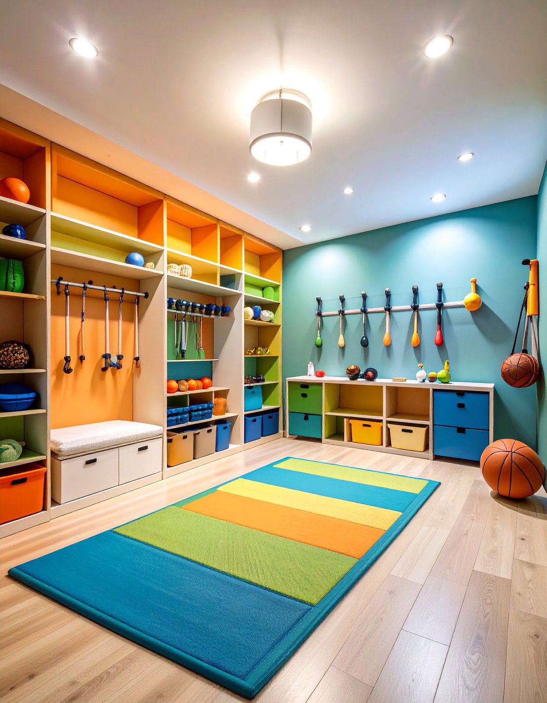 Sports Equipment Storage Athletic Nursery - 25 Sports Nursery Ideas