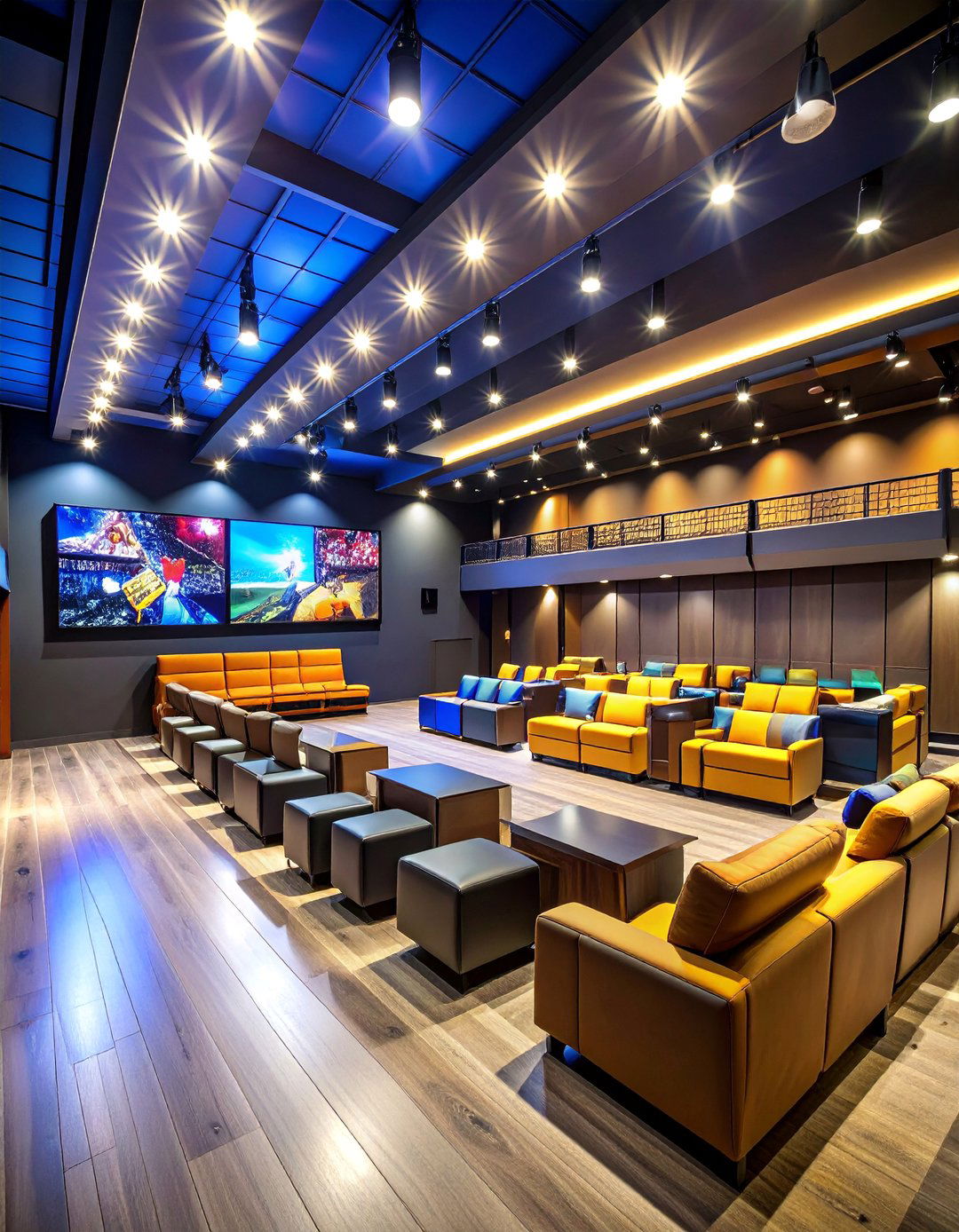 Sports Theater with Team Theme and Memorabilia - 25 Basement Home Theater Ideas