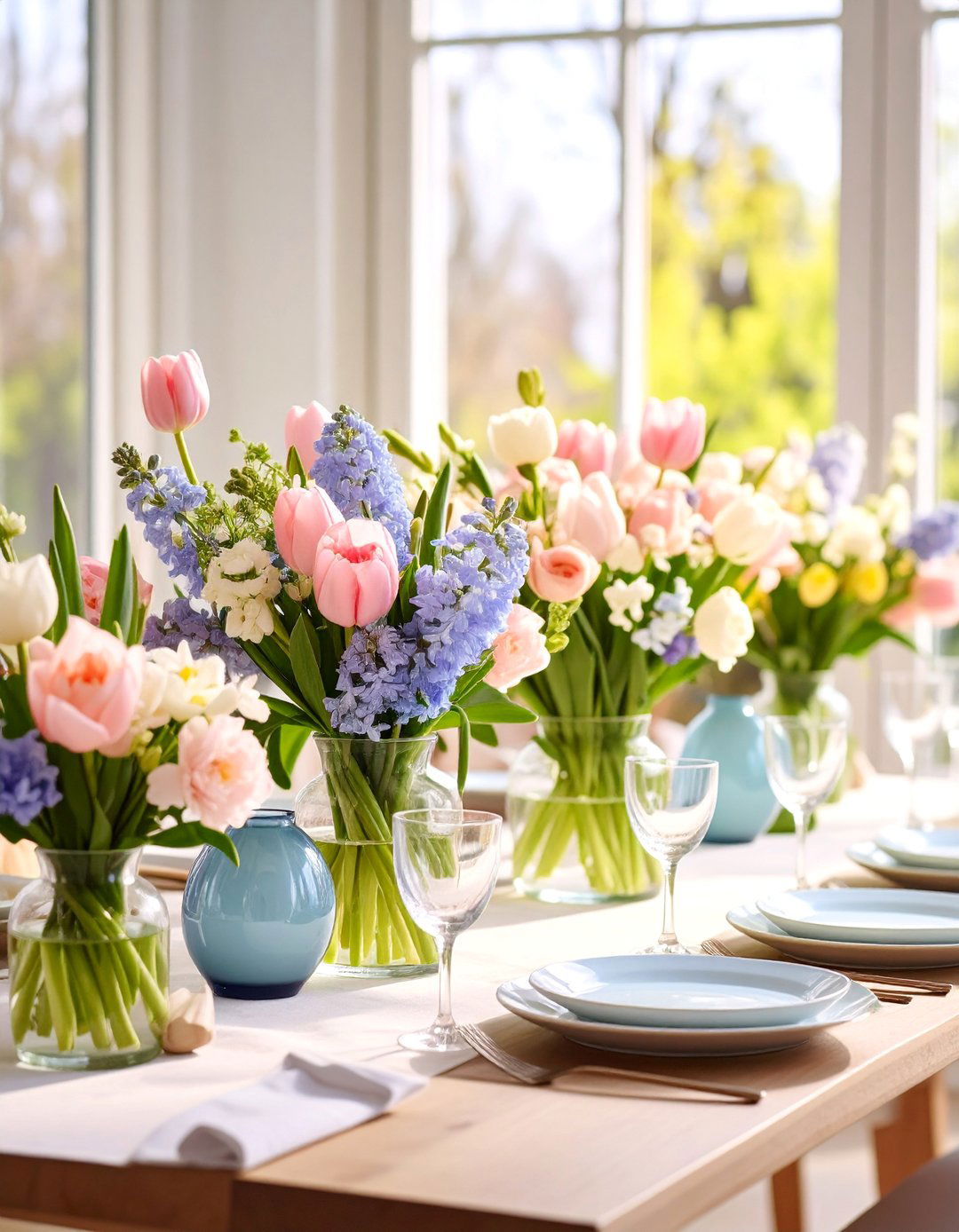 Spring Pastel Centerpiece - 25 Flower Centerpiece Ideas