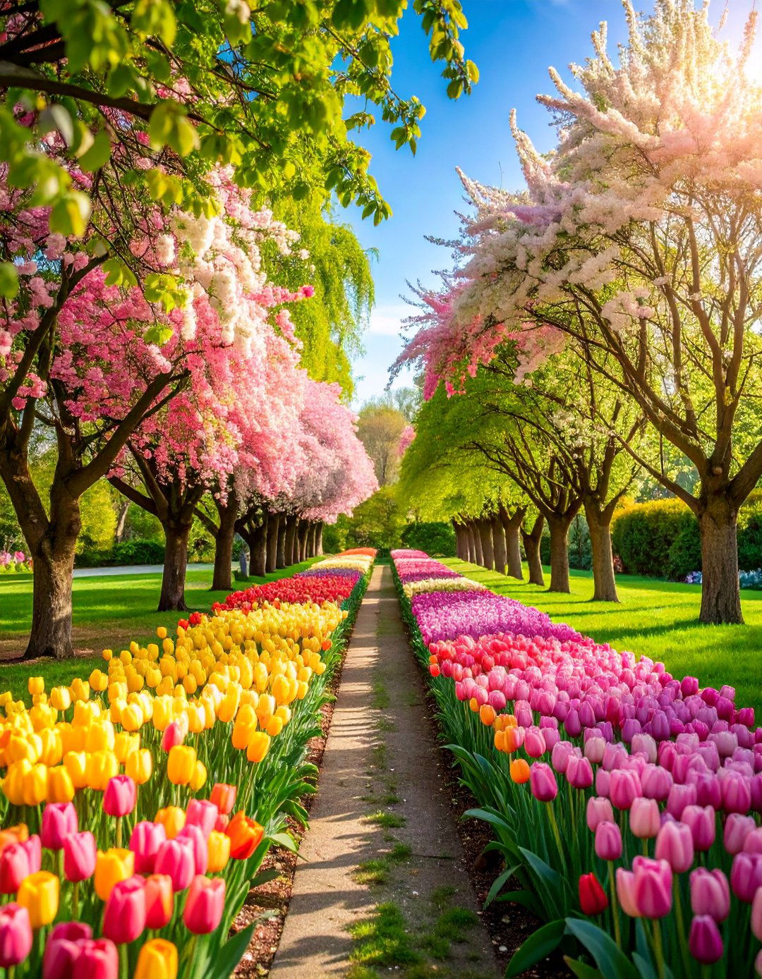 Spring Tulip Rainbow Celebration Bouquet - 25 Wedding Bouquet Ideas