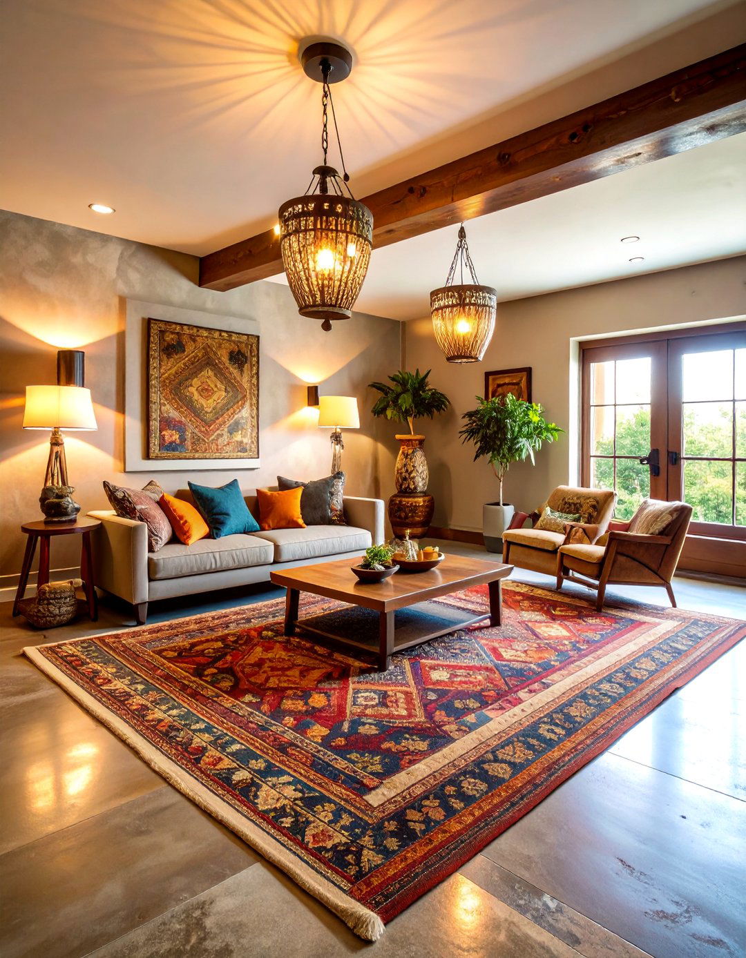 Stained Concrete Basement Floor - 25 Basement Floor Ideas
