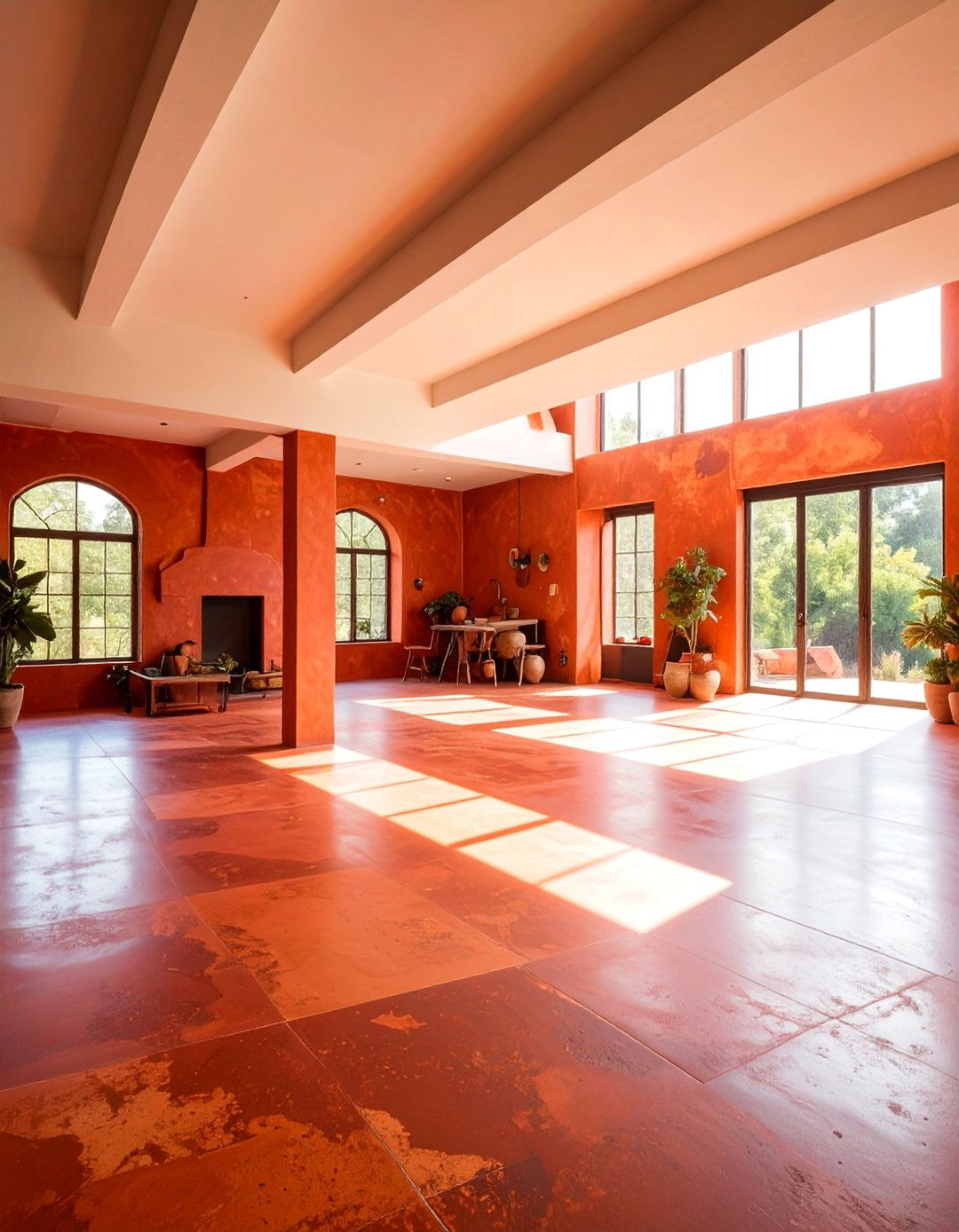 Stained Concrete Man Cave Flooring - 25 Man Cave Flooring Ideas