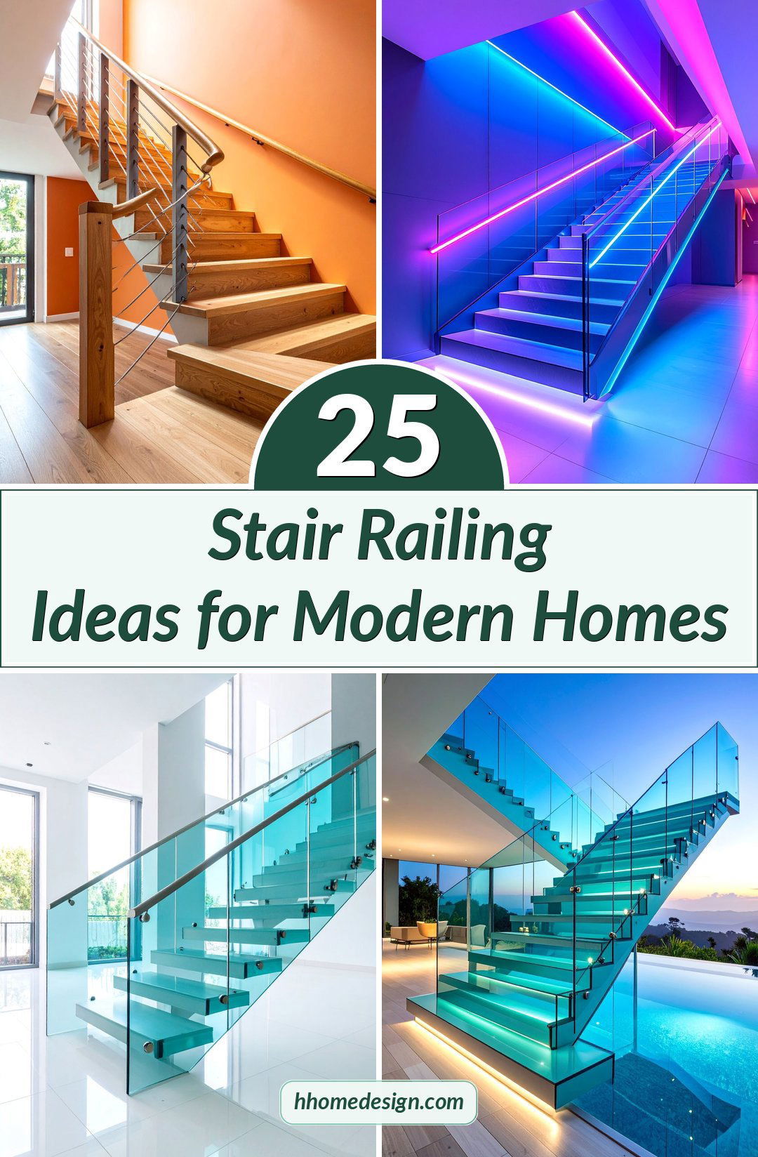 25 Stair Railing Ideas for Modern Homes