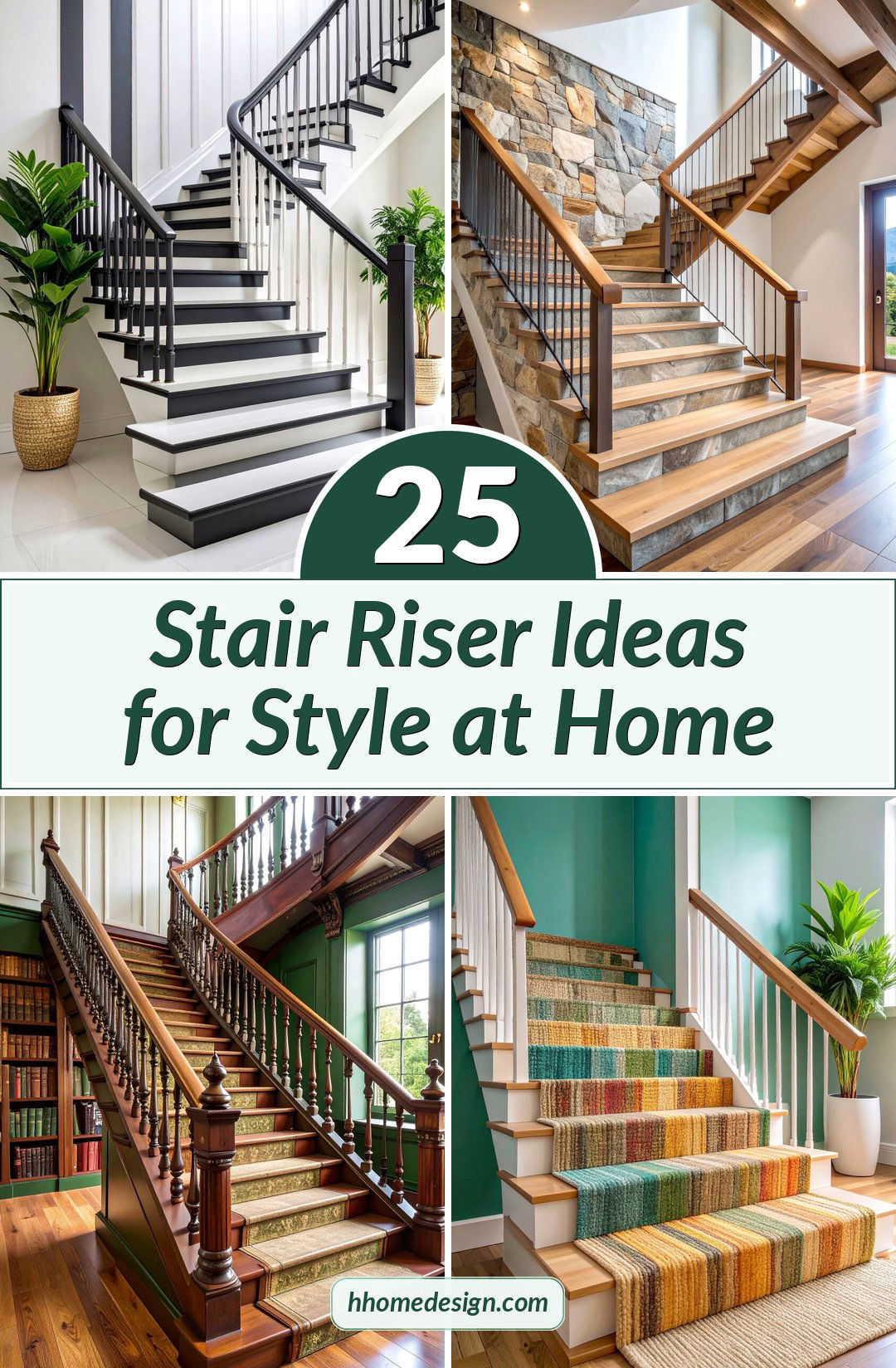 25 Stair Riser Ideas for Style at Home