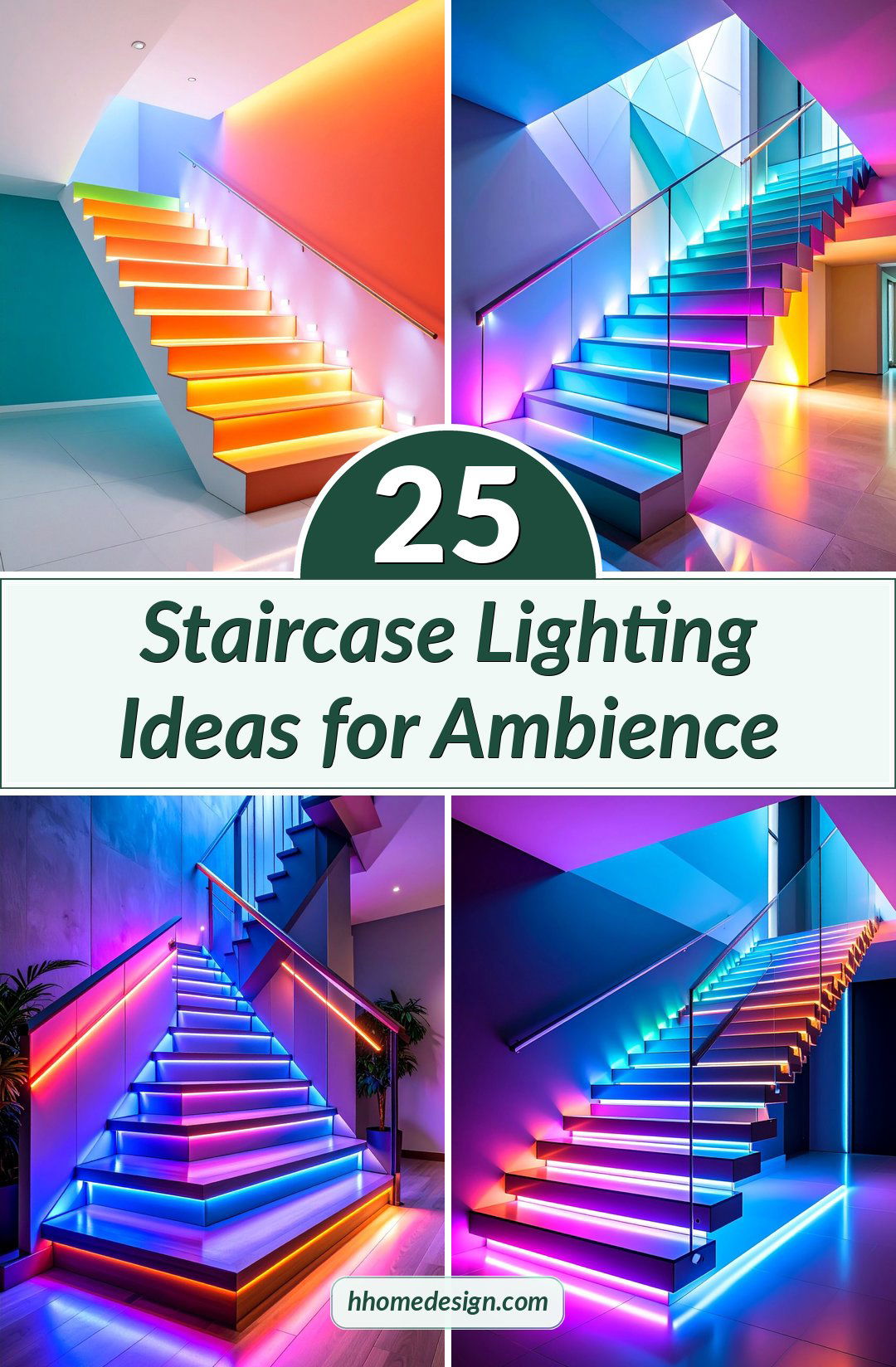 25 Staircase Lighting Ideas for Ambience